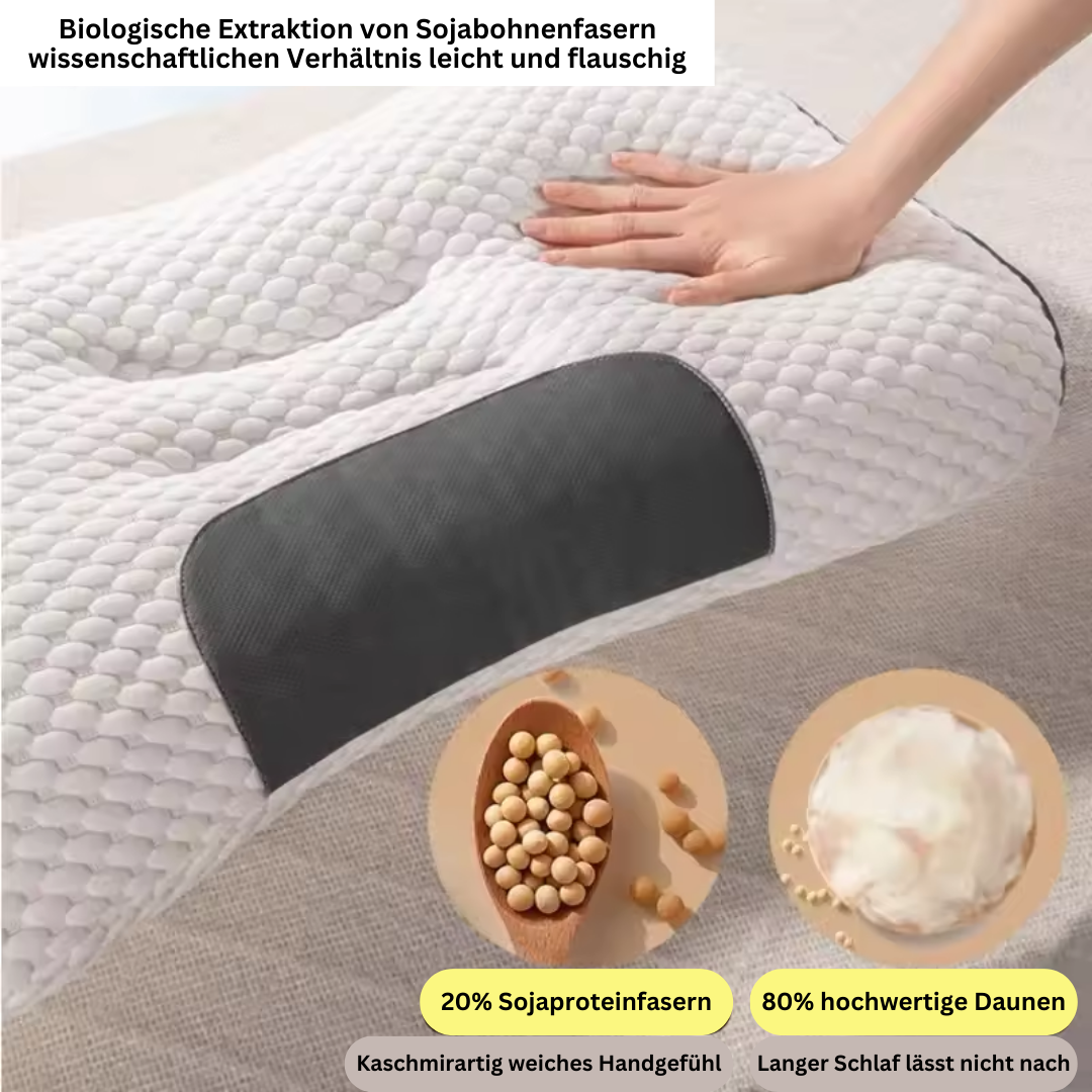 Nackenkissen / Schlafkissen mit Nackenunterstützung / Kissen gegen Nackenschmerzen